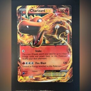 JUMBO Charizard EX Pokemon Card